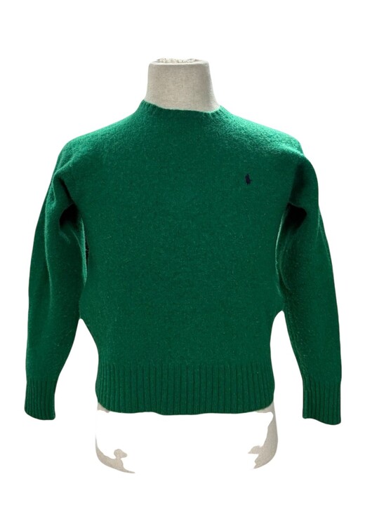 Polo Ralph Lauren Other - Vintage 90s Polo Ralph Lauren Knit Sweater  100% Lambs Wool Green Mens Large